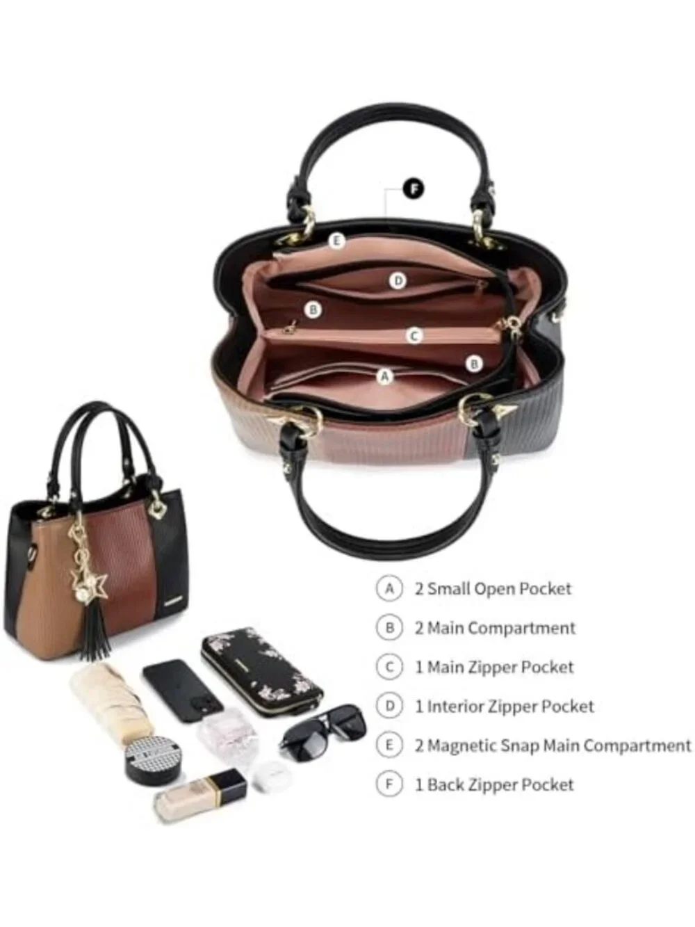 Stylish Women's Handbags with Multiple Pockets | Trendy Purses for Everyday Use